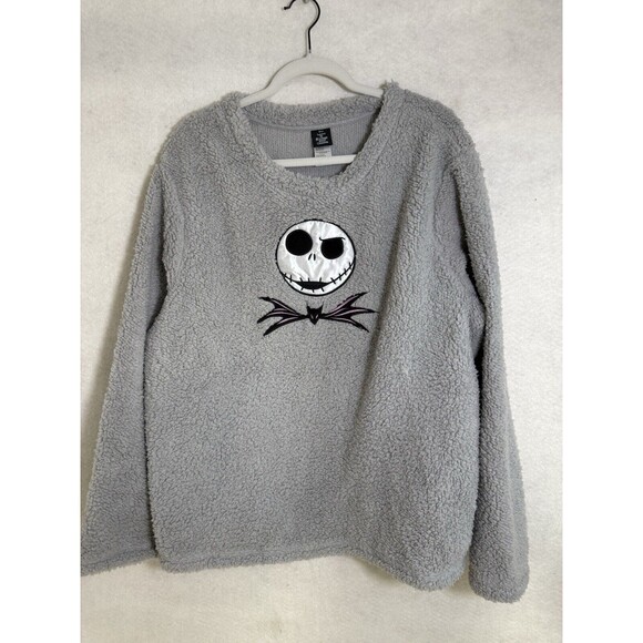 Disney Sweatshirt Womens XL (16-18) Jack Skellington Nightmare Before Christmas - Picture 1 of 10